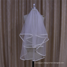 Wedding Veil with Satin Edge